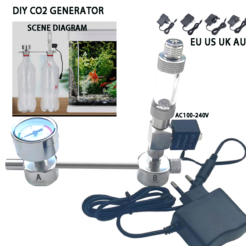 Planted Aquarium Co2 System - Kit de Sistema Gerador de CO2