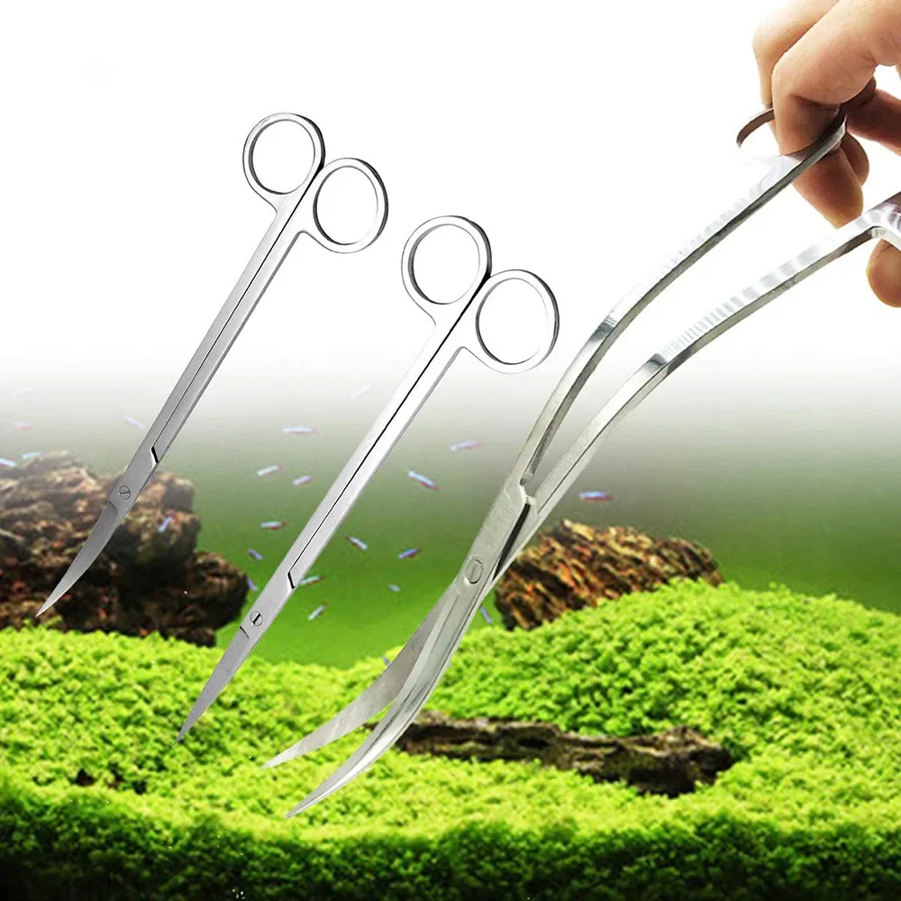 Planted Aquarium Cleaning Kit - Pinça para aparar plantas aquáticas de