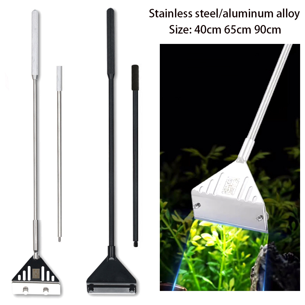 Planted Aquarium Cleaning Kit - ZRDR-Aquário De Aço Inoxidável, Lâmina De