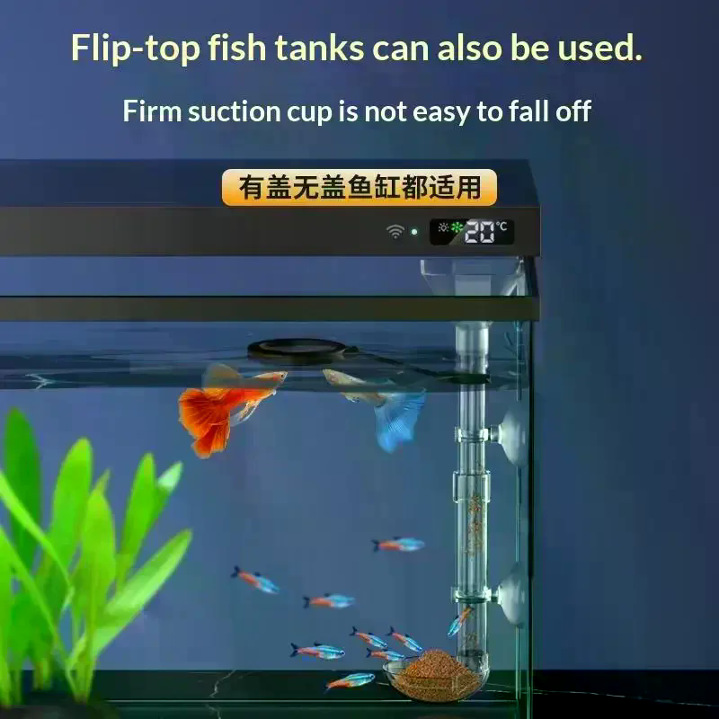 Aquarium Plant Nutrients - Tubo de alimentação telescópico para aquário,