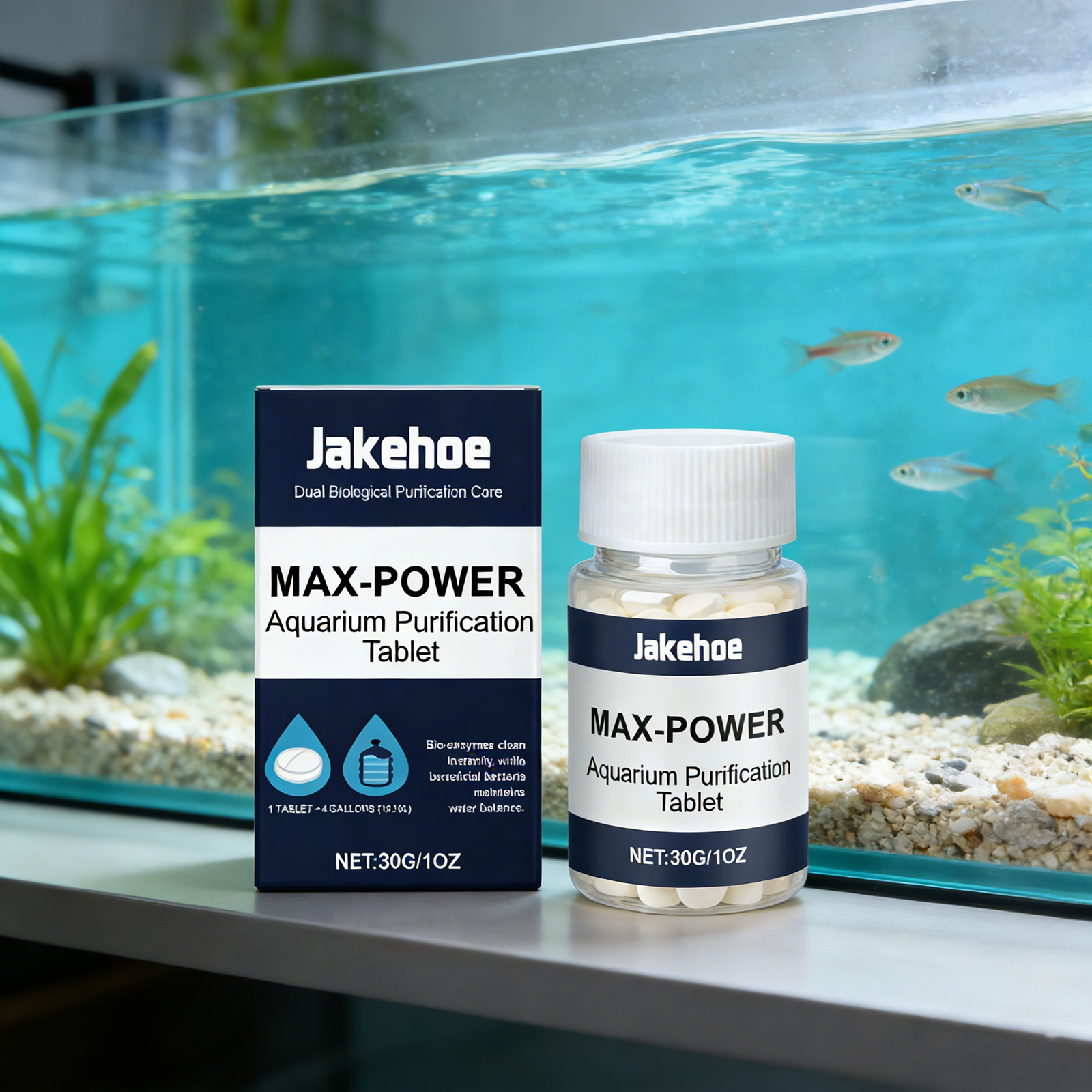 Planted Aquarium Algae Remover - Comprimidos Removedores de Algas para Aquário,
