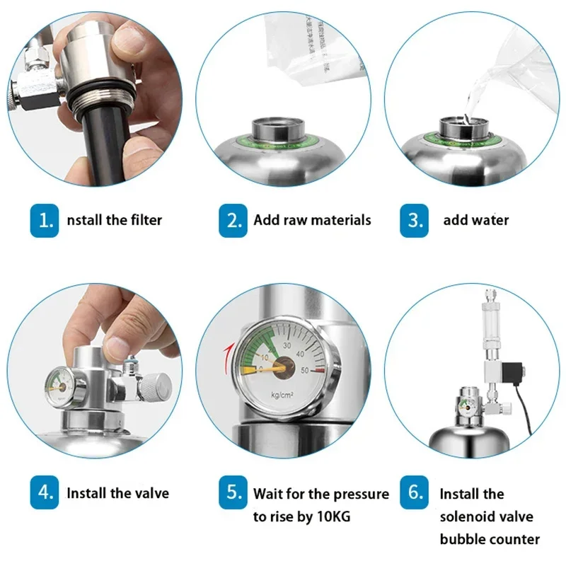 Aquário CO2 Gerador Kit Sistem - Planted Aquarium Co2 System avaliação e preço