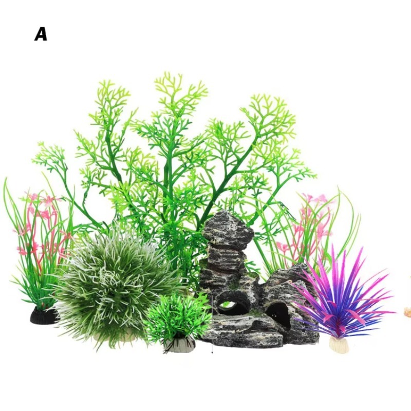 10 Peças de Decoração para Aqu - Planted Aquarium With Rocks avaliação e preço