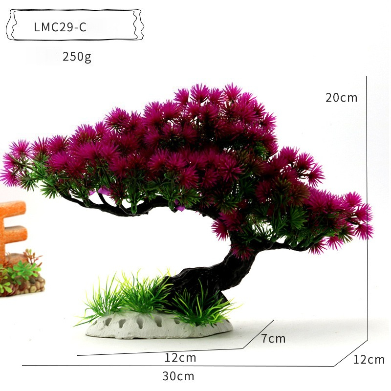 Plantas de Plástico para Aquár - Planted Aquarium With Rocks avaliação e preço