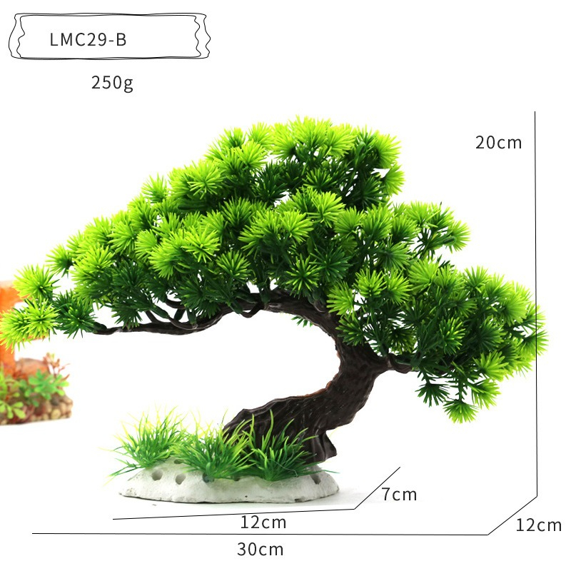 Plantas de Plástico para Aquár - Planted Aquarium With Rocks avaliação e preço