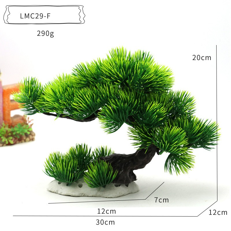 Plantas de Plástico para Aquár - Planted Aquarium With Rocks avaliação e preço