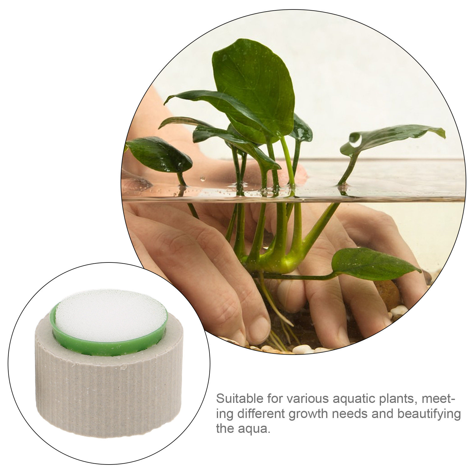 Conjunto de 9 Anéis de Cerâmic - Aquarium Plant Nutrients avaliação e preço