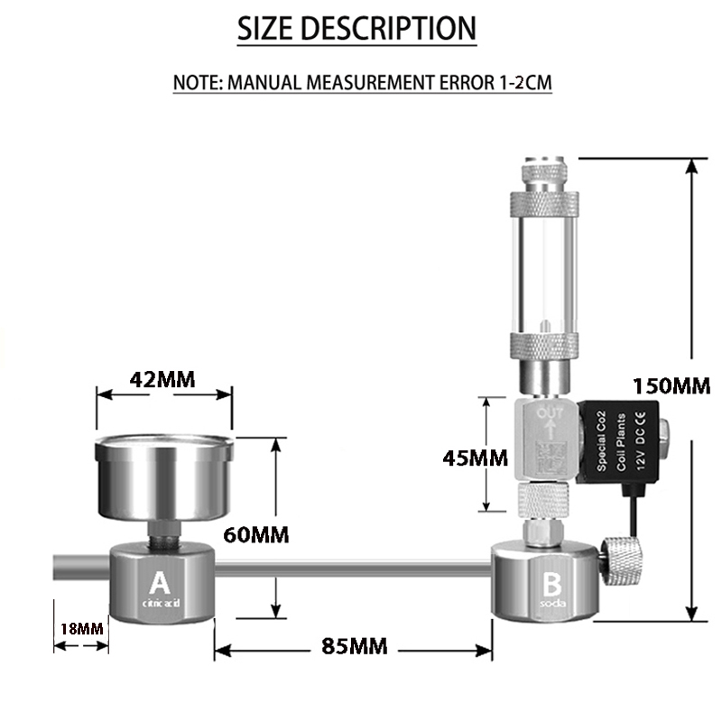 Kit de Sistema Gerador de CO2  - Planted Aquarium Co2 System avaliação e preço