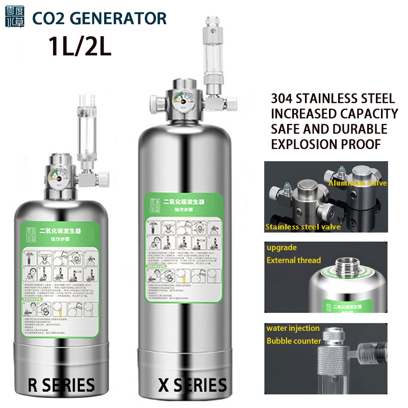 Zrdr kit sistema gerador de co - Planted Aquarium Co2 System avaliação e preço