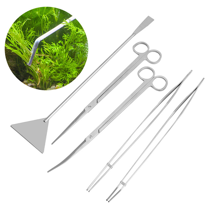3/5 pçs/set kit de ferramentas - Planted Aquarium Cleaning Kit avaliação e preço