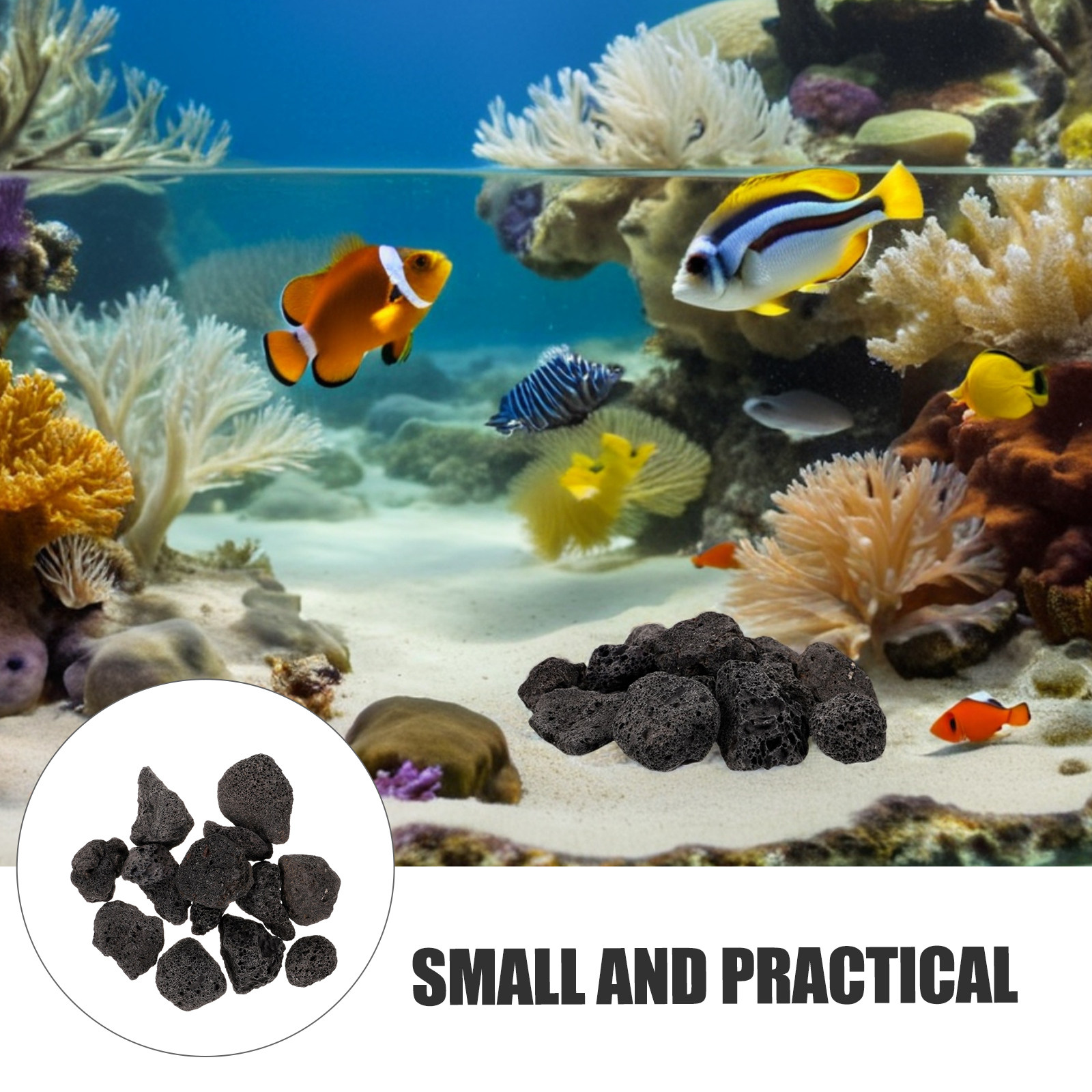 1 Pacote de Pedras Decorativas - Planted Aquarium With Rocks avaliação e preço