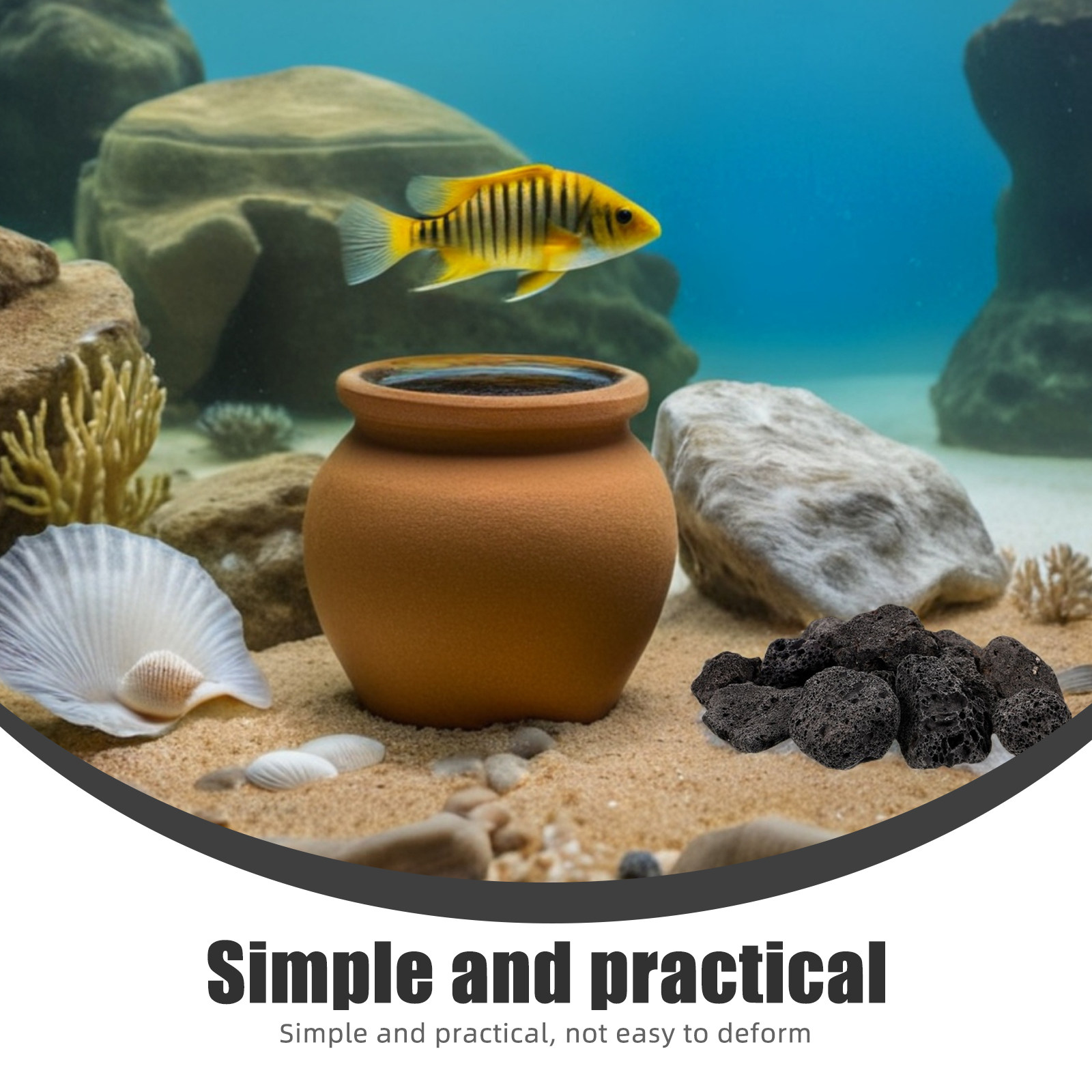 1 Pacote de Pedras Decorativas - Planted Aquarium With Rocks avaliação e preço