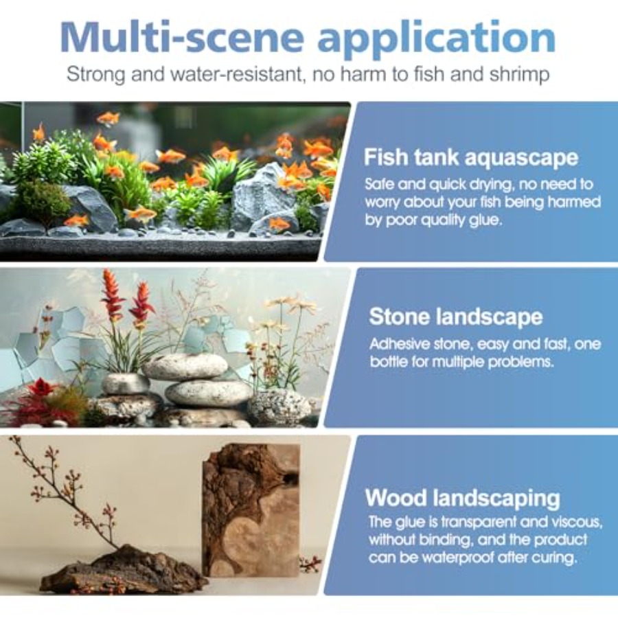 Cola para Aquário, Super Cola  - Planted Aquarium With Rocks avaliação e preço